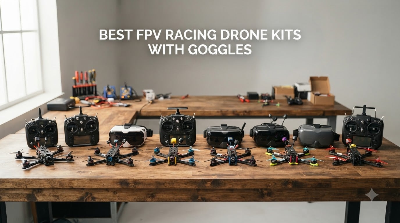 best fpv racing drone kits with goggles