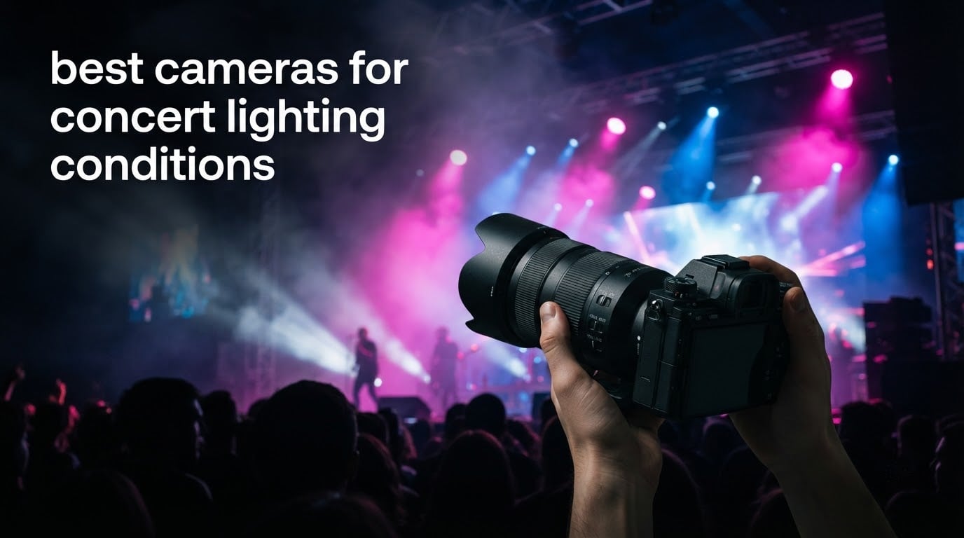 best cameras for concert lighting conditions
