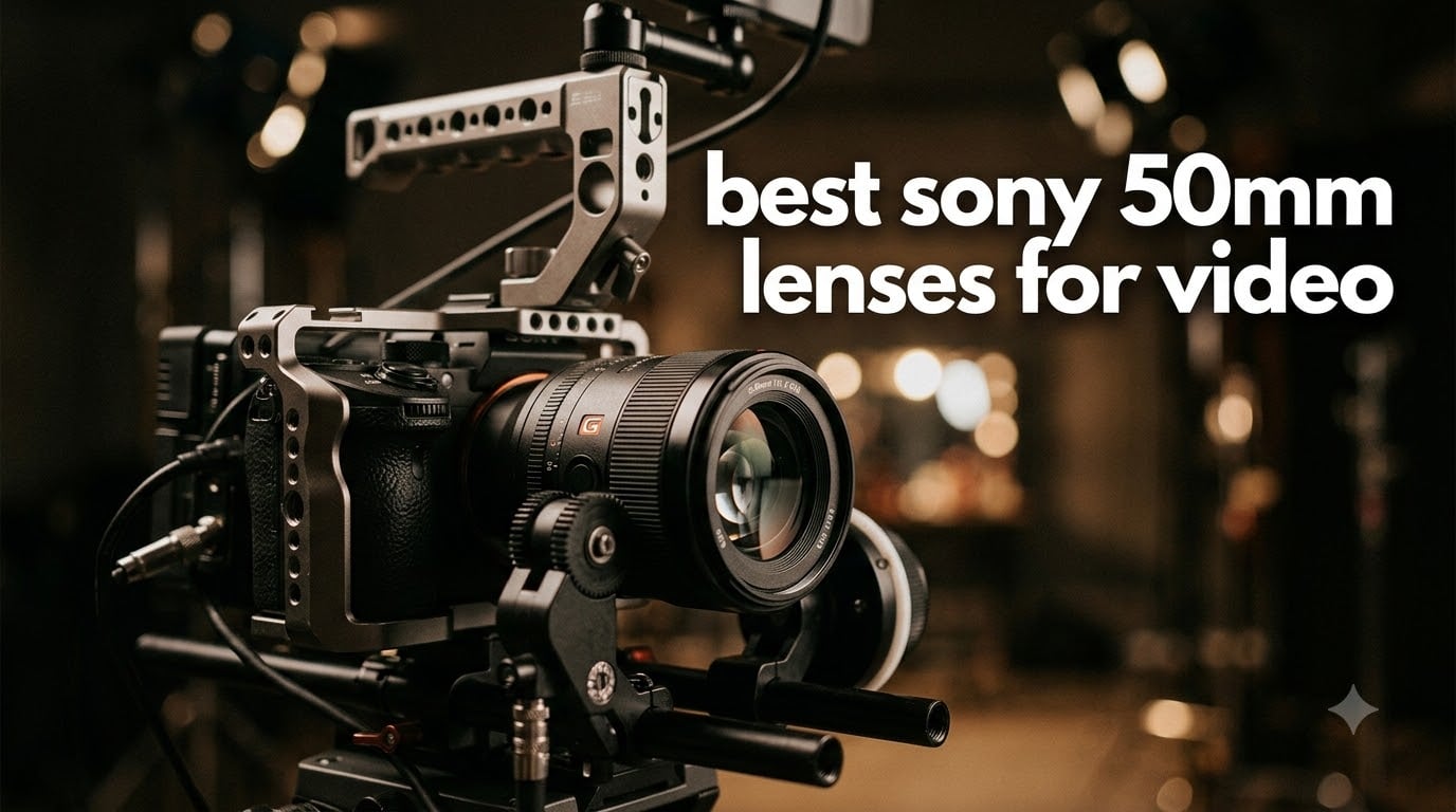 best sony 50mm lenses for video