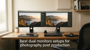 best dual monitors setups for photography post production