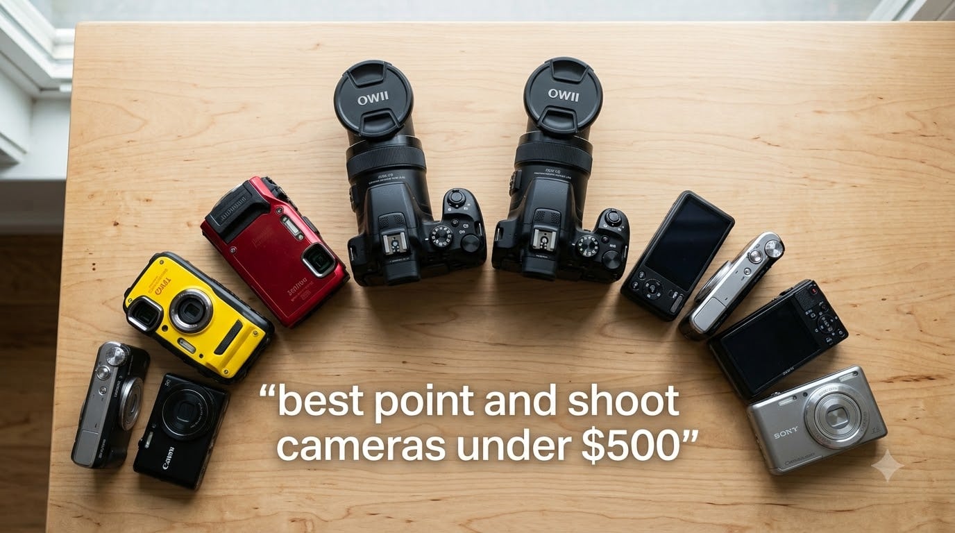 best point and shoot cameras under $500