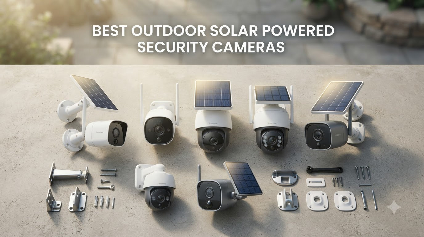 best outdoor solar powered security cameras