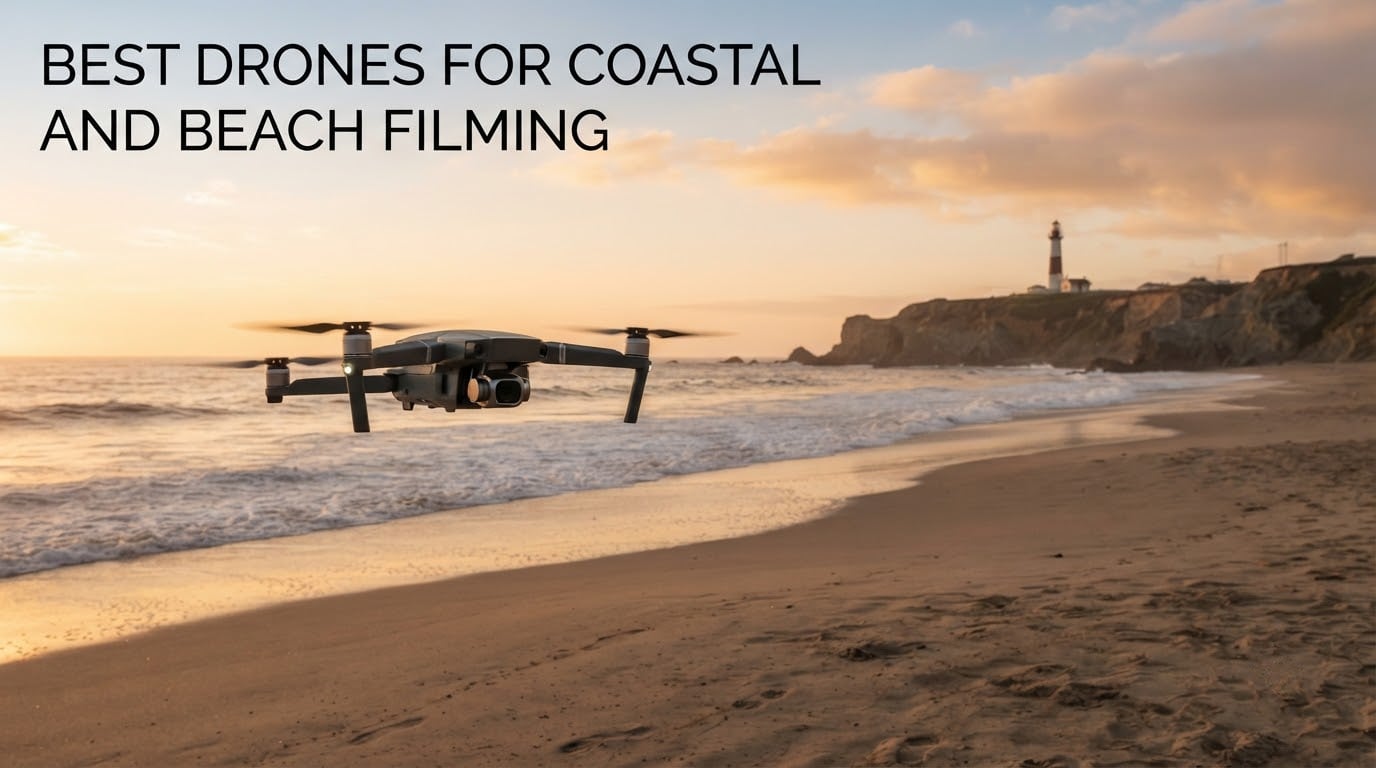 best drones for coastal and beach filming