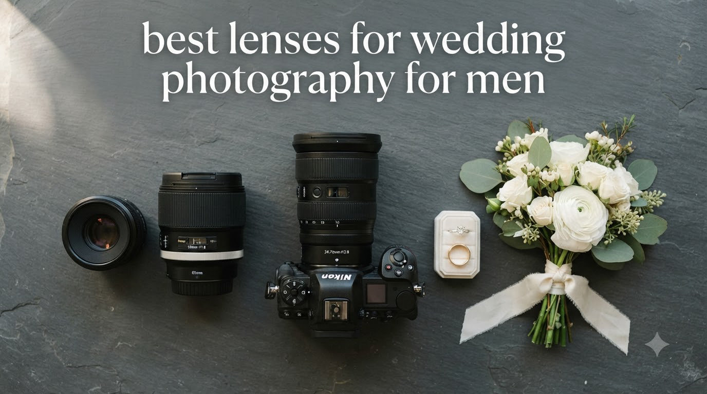 best lenses for wedding photography for men
