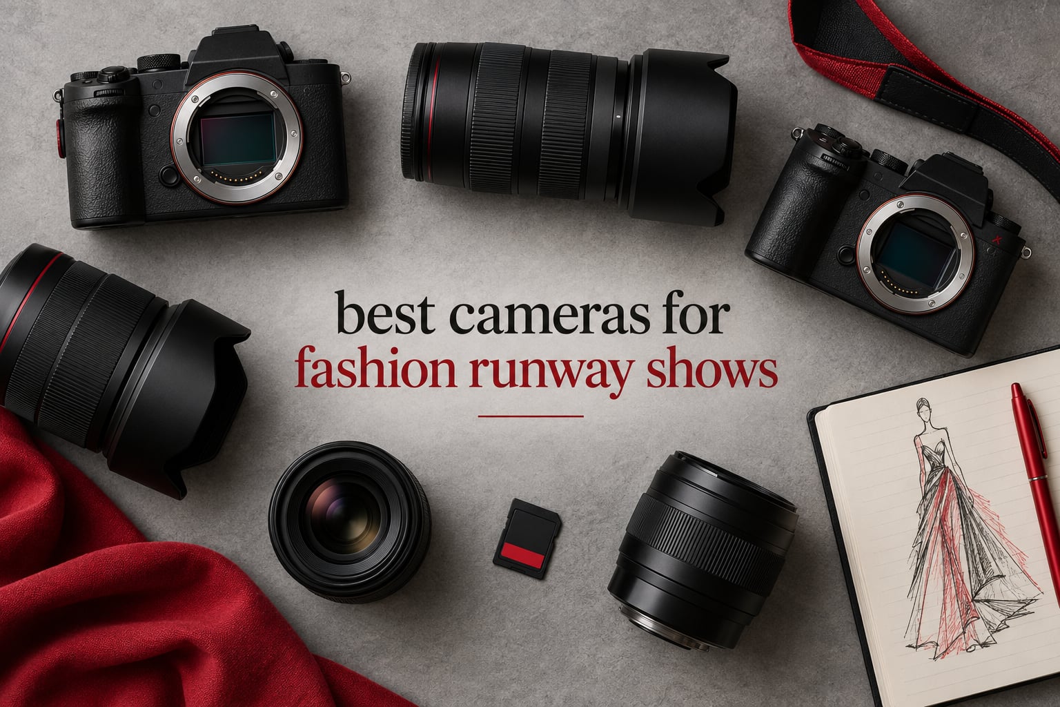 best cameras for fashion runway shows