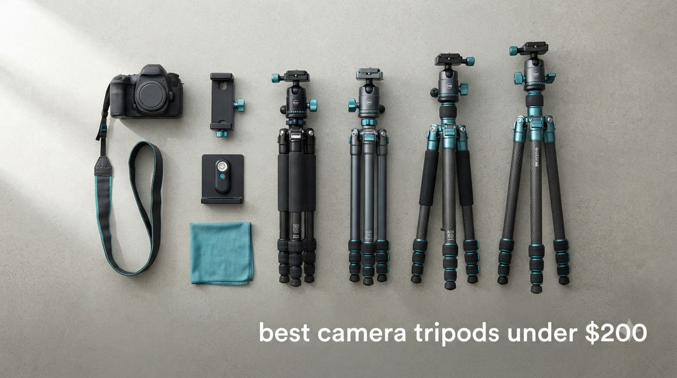 best camera tripods under $200