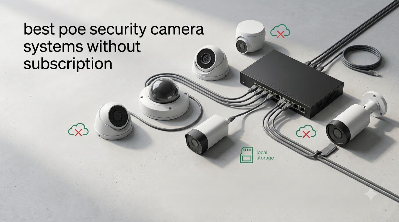 best poe security camera systems without subscription