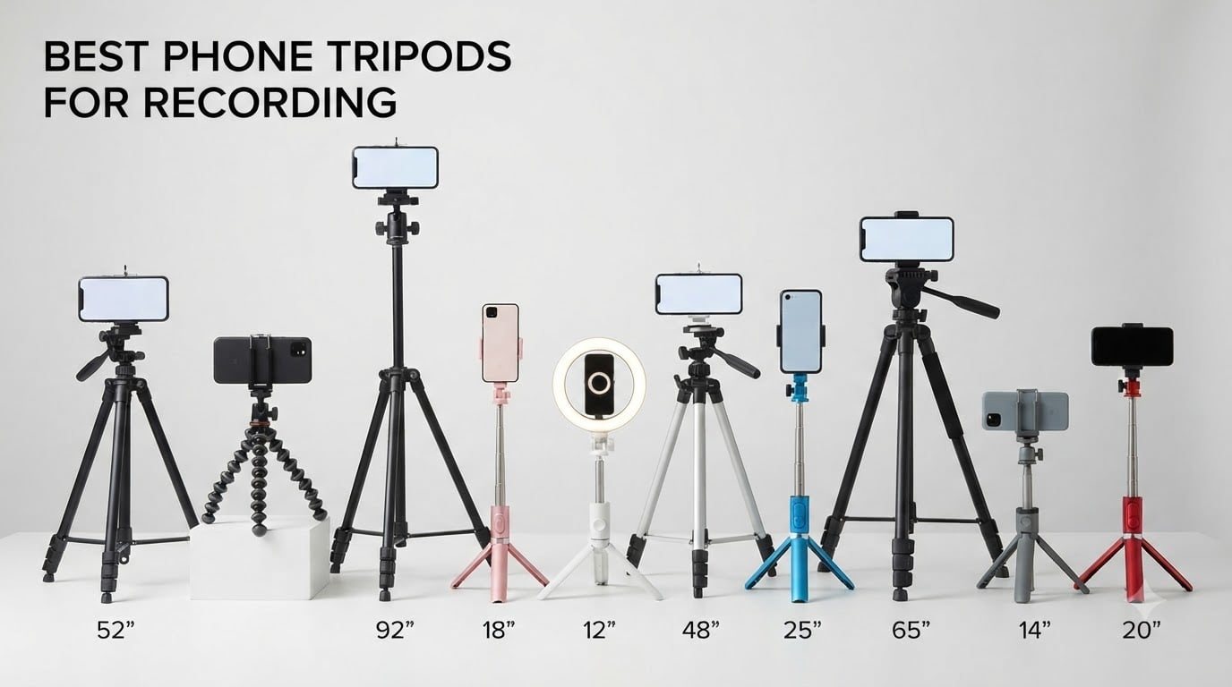 best phone tripods for recording