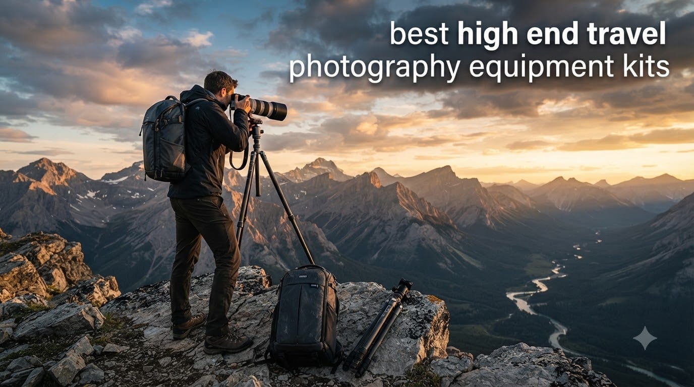 best high end travel photography equipment kits