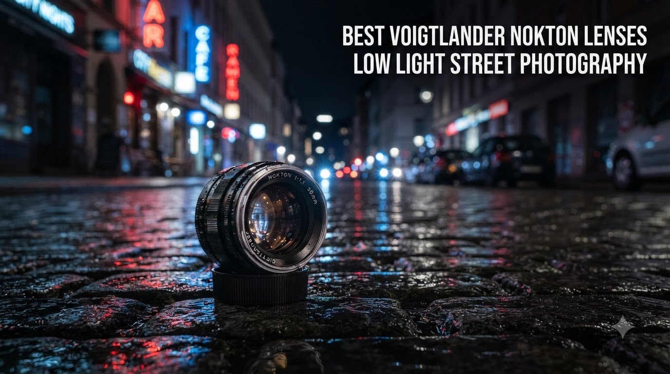 best voigtlander nokton lenses low light street photography