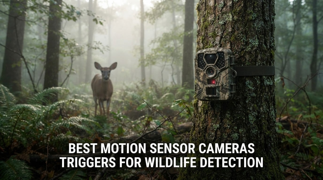 best motion sensor cameras triggers for wildlife detection