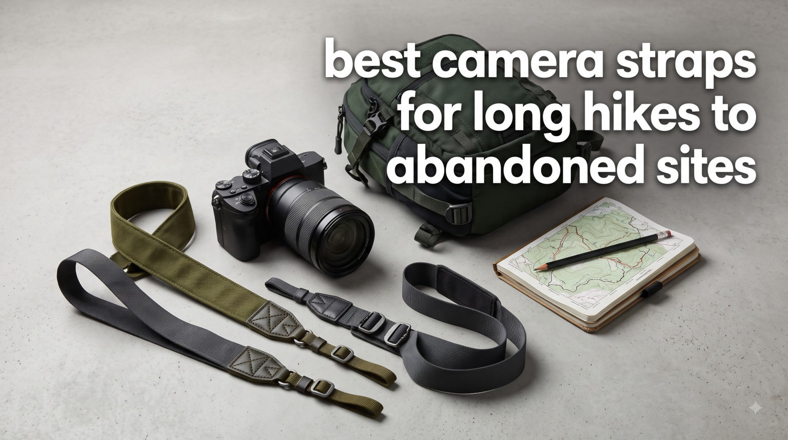 best camera straps for long hikes to abandoned sites