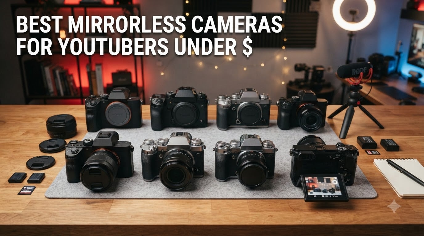 best mirrorless cameras for youtubers under $