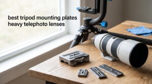 best tripod mounting plates heavy telephoto lenses