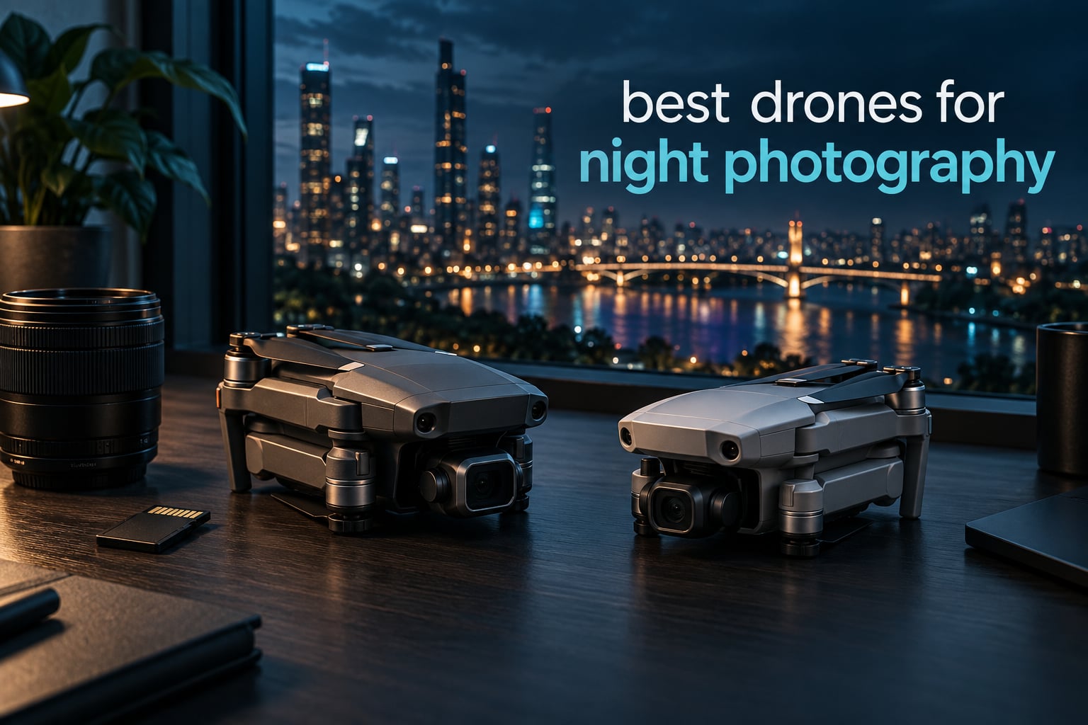 best drones for night photography