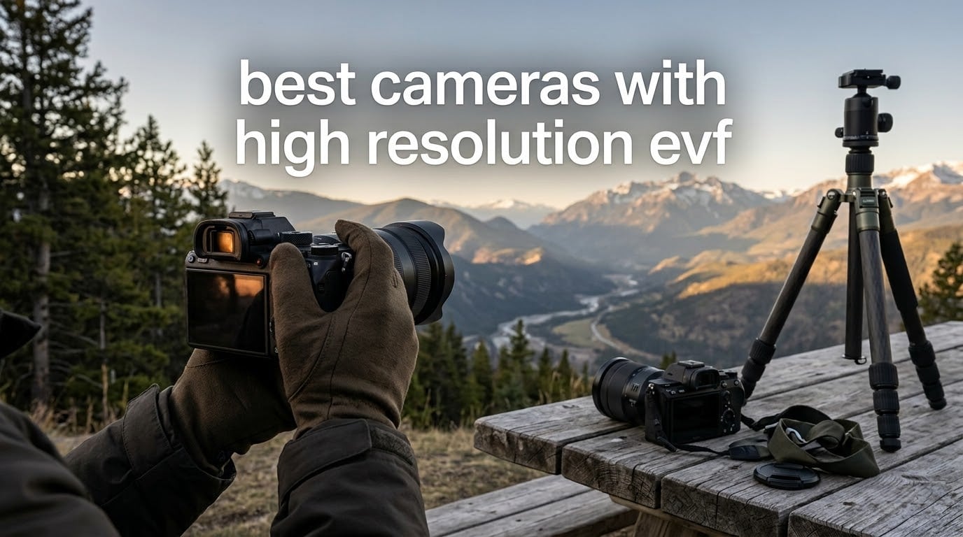 best cameras with high resolution evf