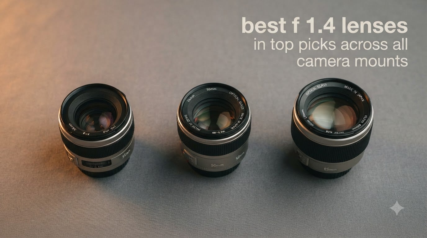best f 1.4 lenses in top picks across all camera mounts
