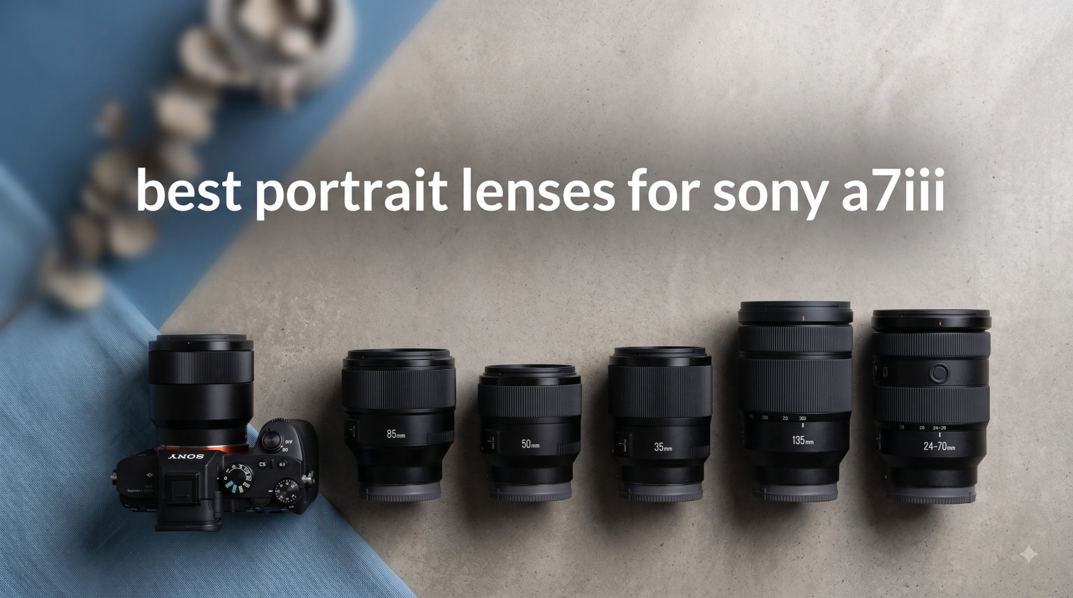 best portrait lenses for sony a7iii