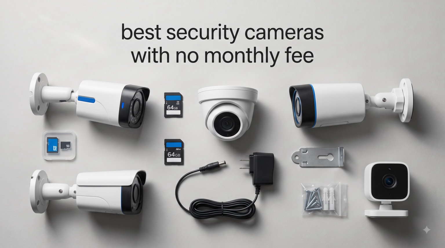 best security cameras with no monthly fee