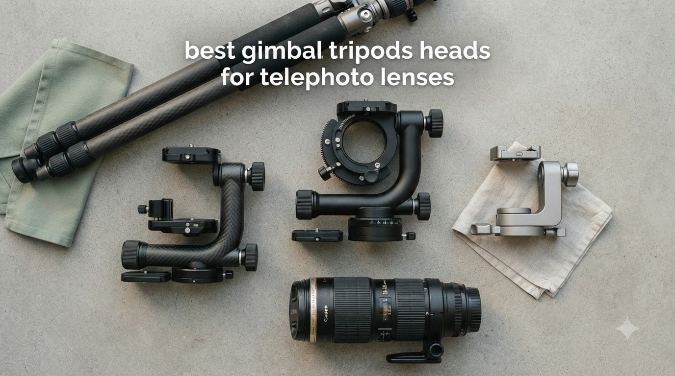best gimbal tripods heads for telephoto lenses