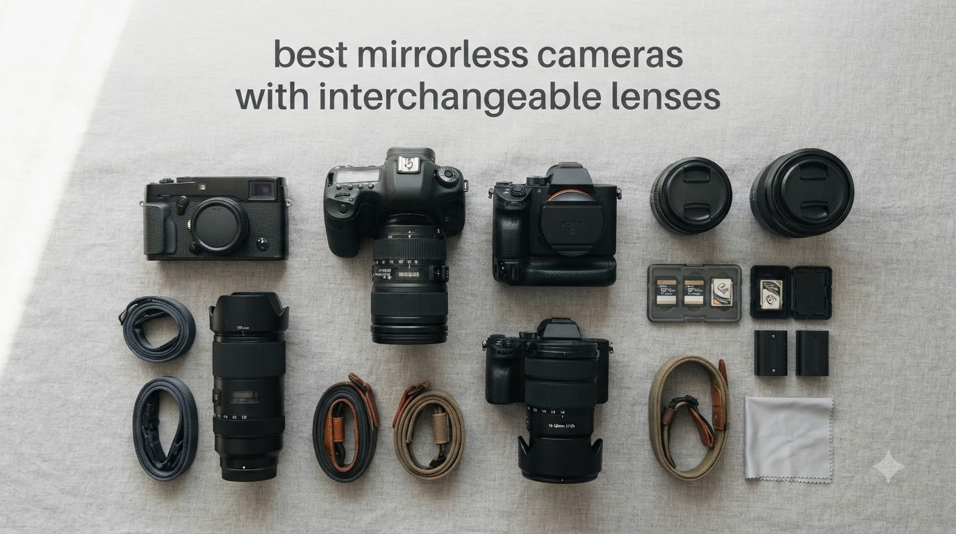 best mirrorless cameras with interchangeable lenses