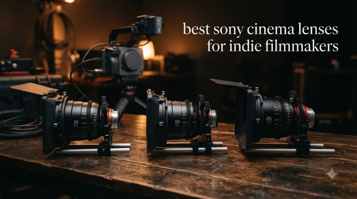 best sony cinema lenses for indie filmmakers