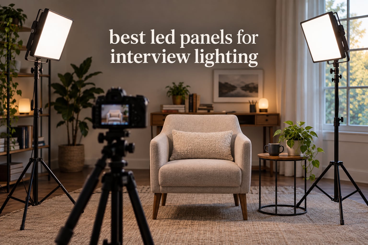 best led panels for interview lighting
