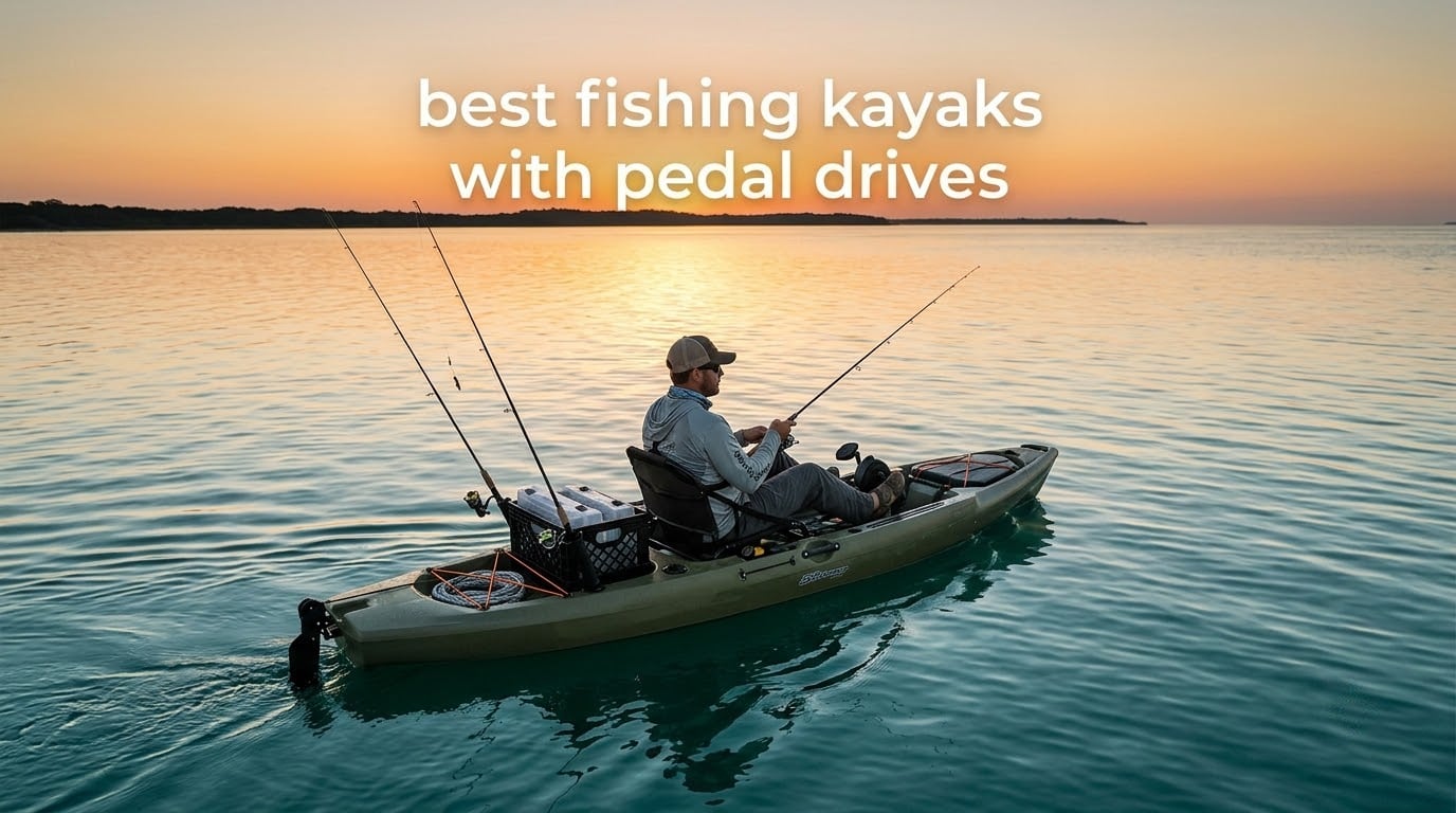 best fishing kayaks with pedal drives