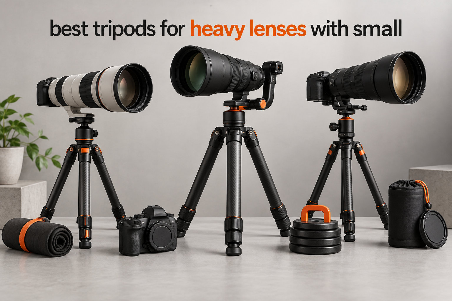 best tripods for heavy lenses with small