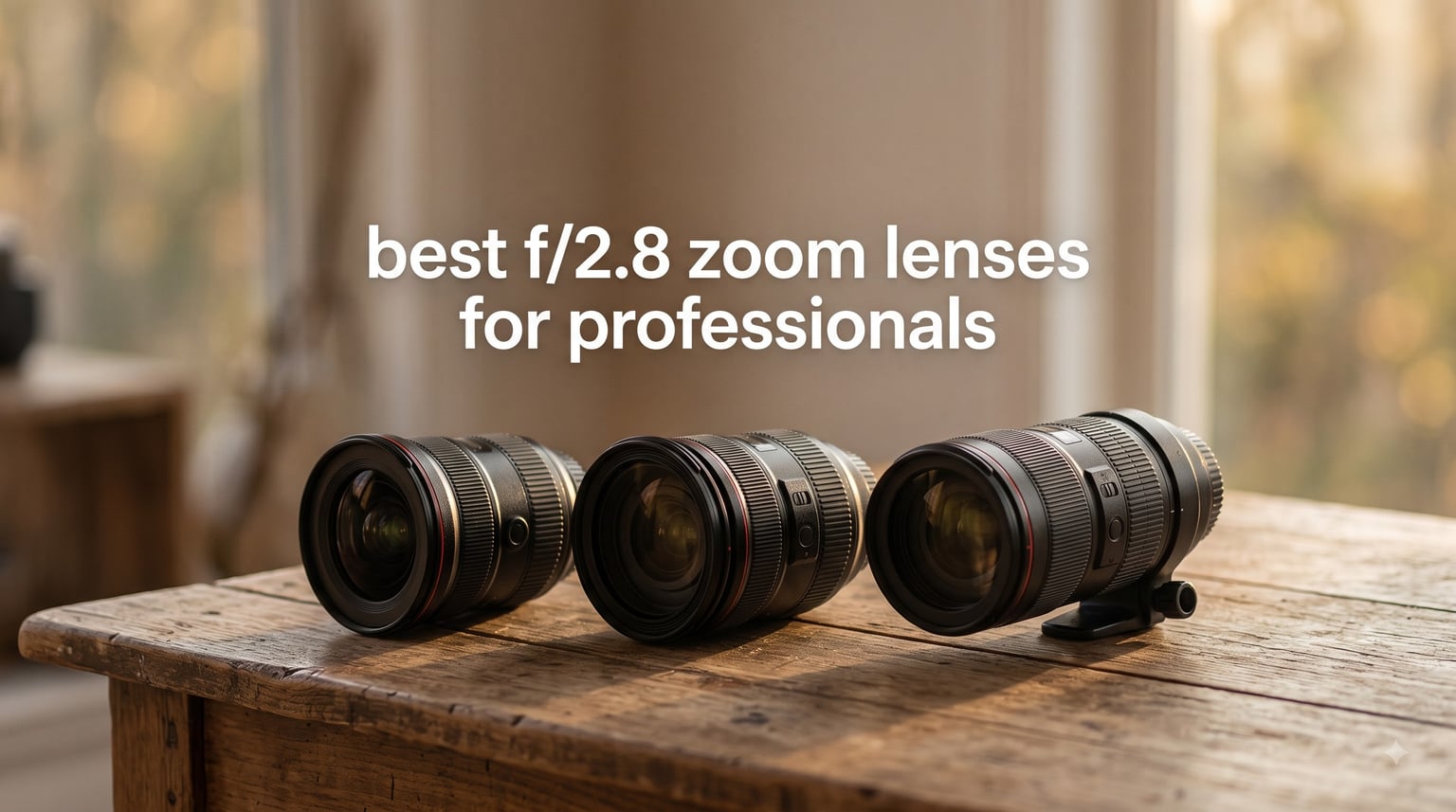 best f 2.8 zoom lenses for professionals