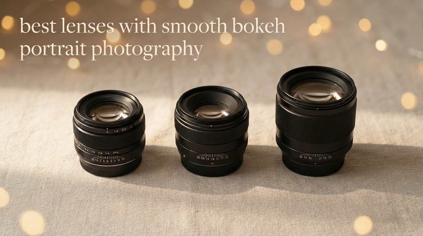 best lenses with smooth bokeh portrait photography