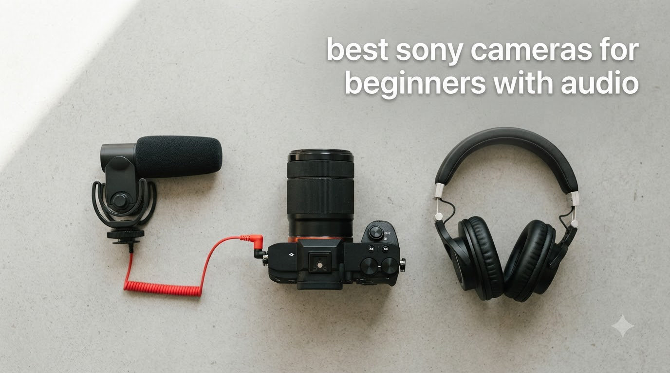 best sony cameras for beginners with audio