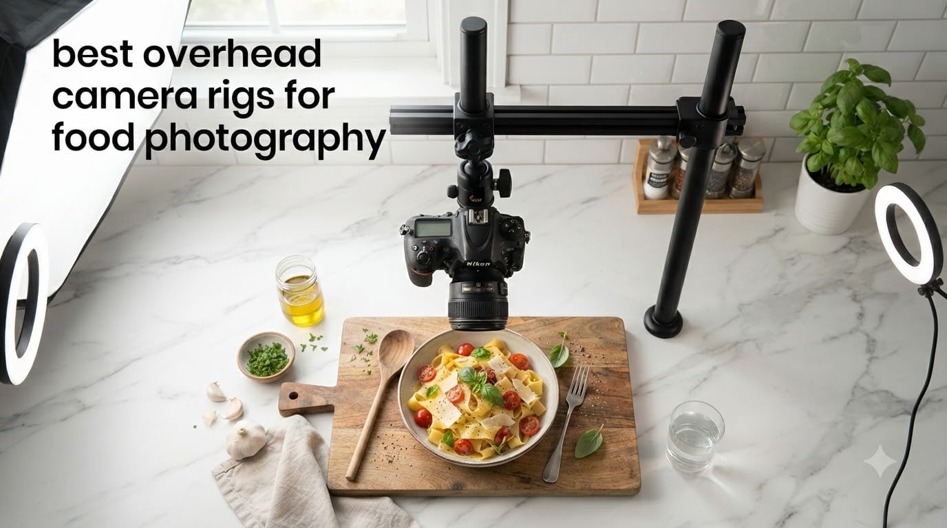 best overhead cameras rigs for food photography