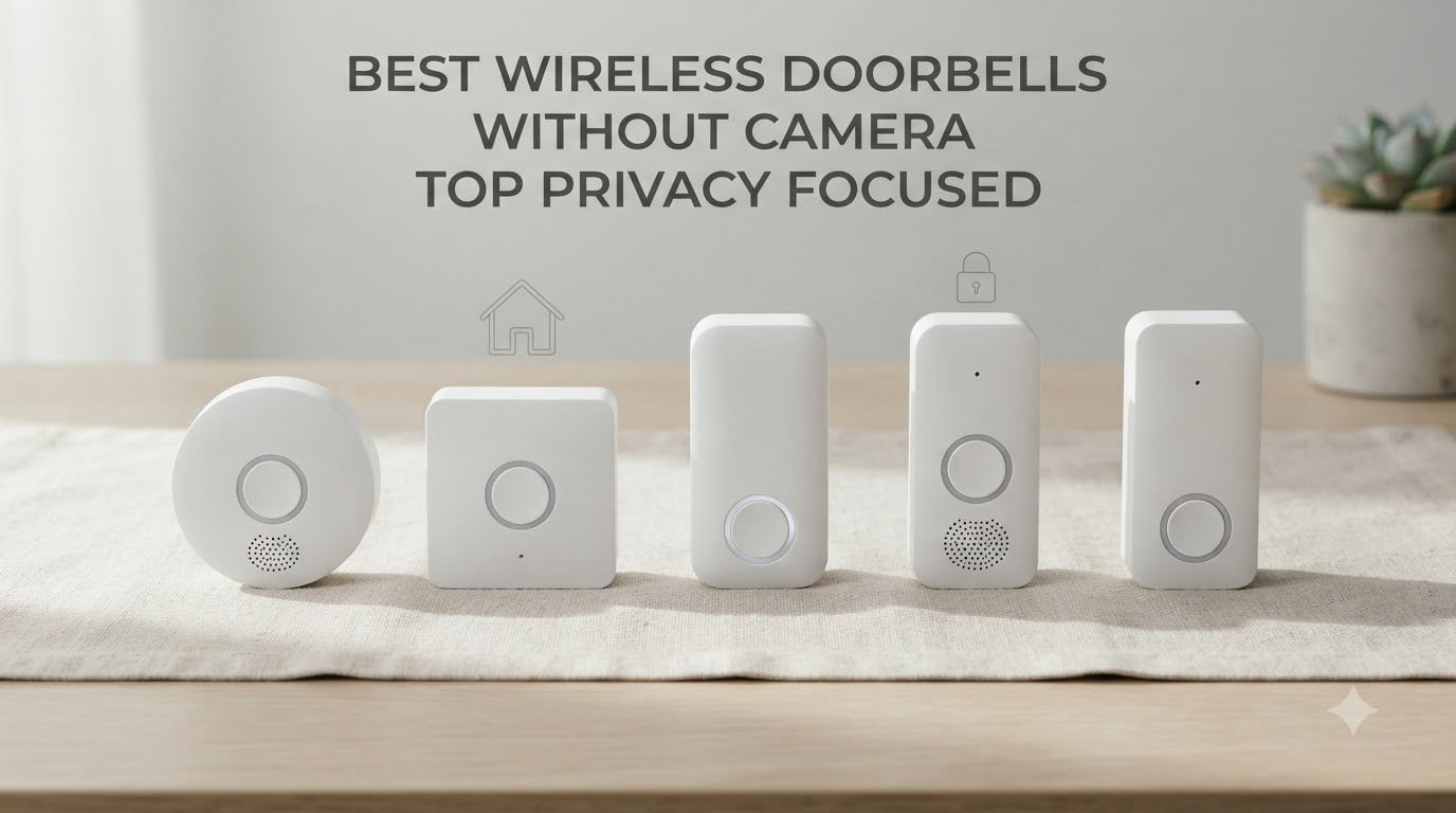 best wireless doorbells without camera top privacy focused