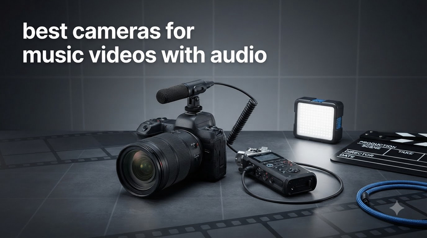 best cameras for music videos with audio
