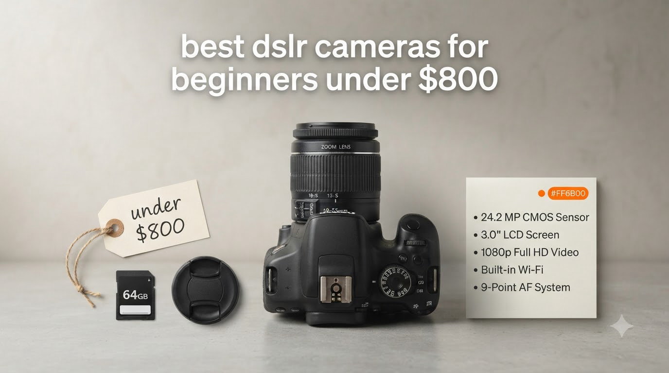 best dslr cameras for beginners under $800