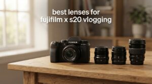 best lenses for fujifilm x s20 vlogging