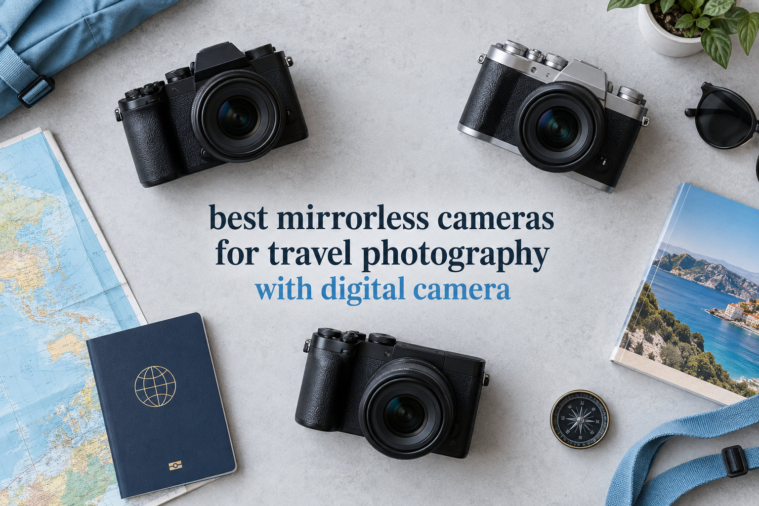 best mirrorless cameras for travel photography with digital camera
