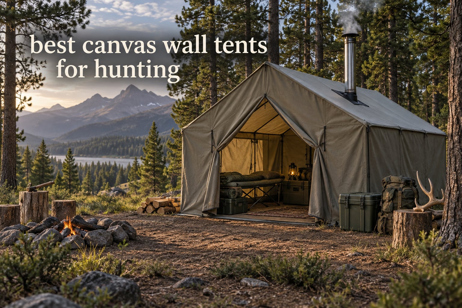 best canvas wall tents for hunting