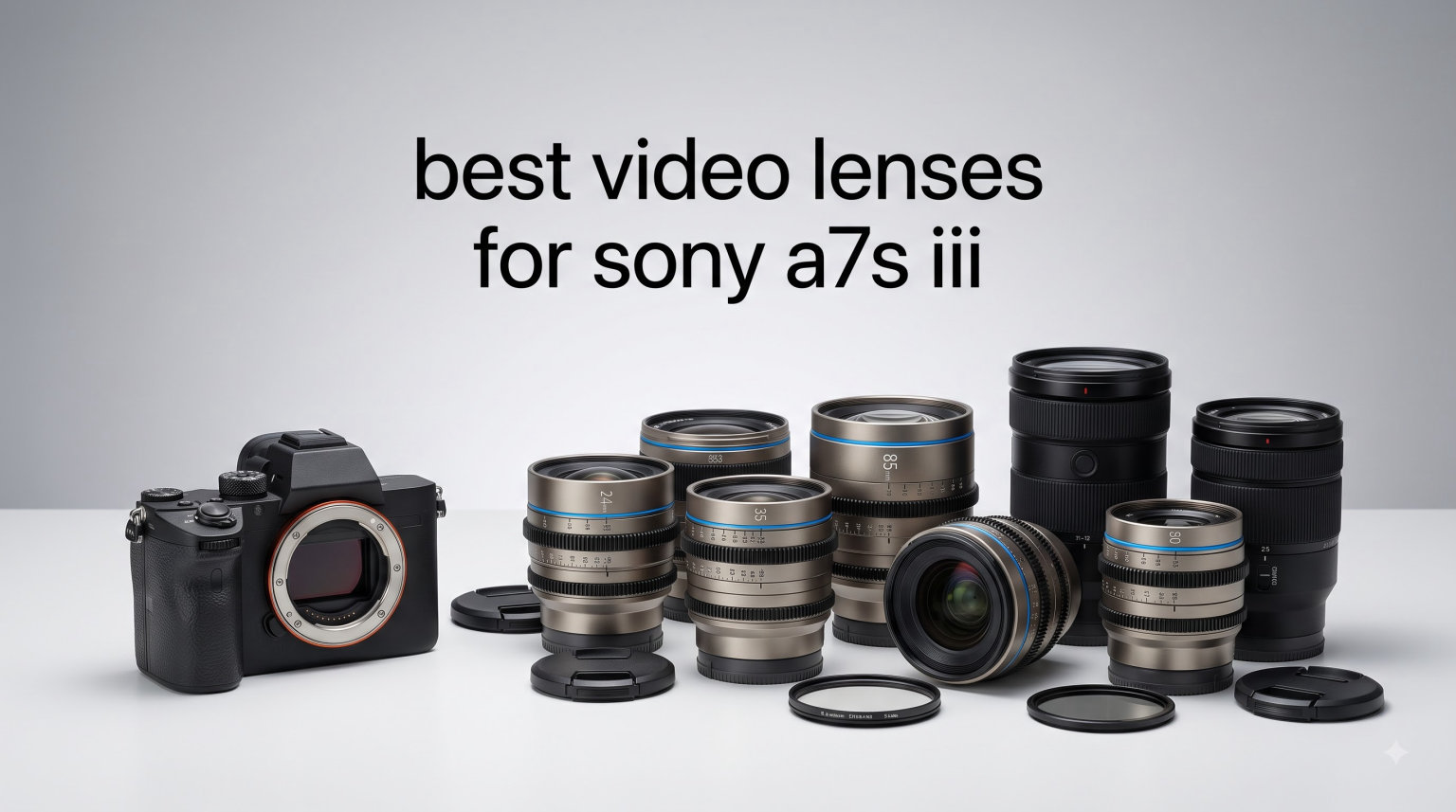best video lenses for sony a7s iii