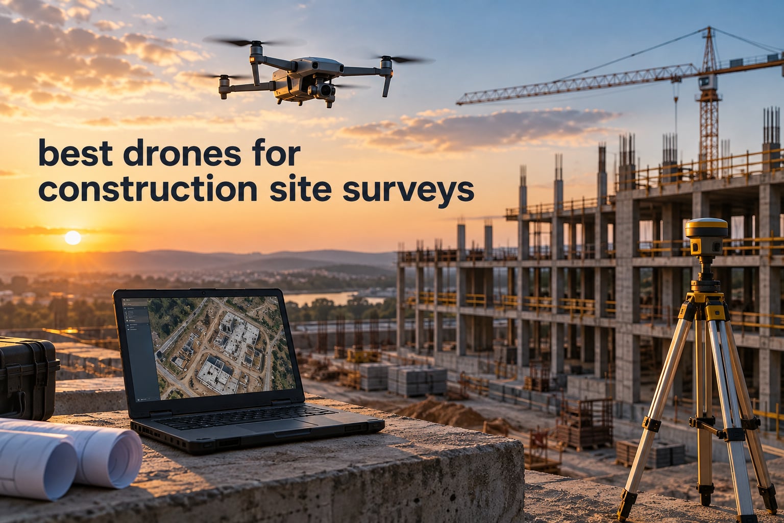 best drones for construction site surveys