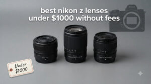 best nikon z lenses under $1000 without fees