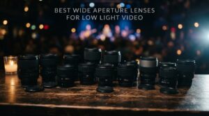 best wide aperture lenses for low light video