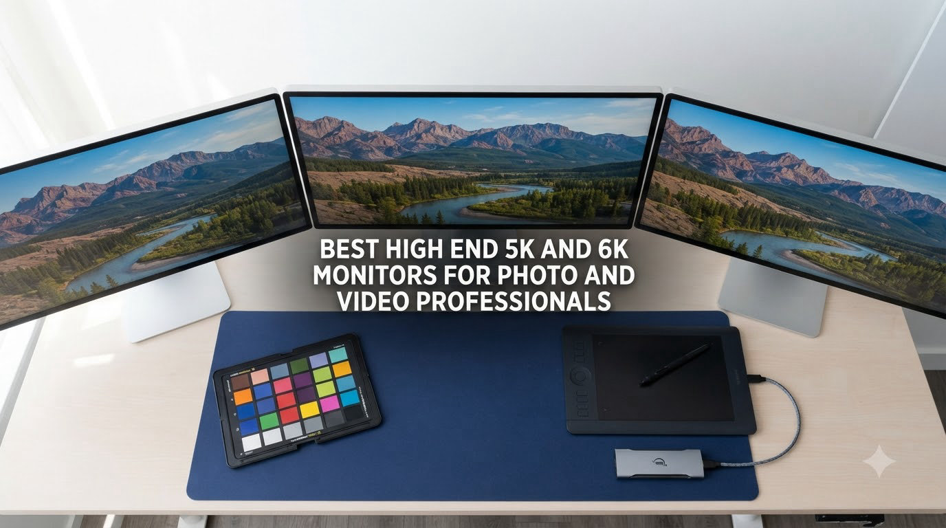 best high end 5k and 6k monitors for photo and video professionals