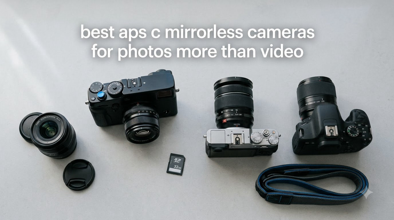 best aps c mirrorless cameras for photos more than video