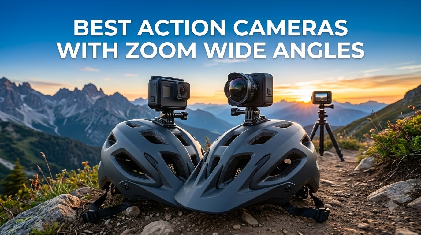best action cameras with zoom wide angles