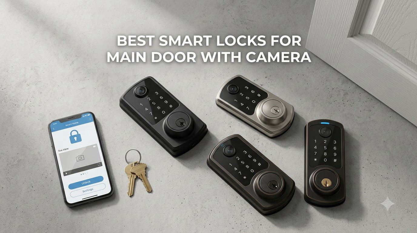 best smart locks for main door with camera