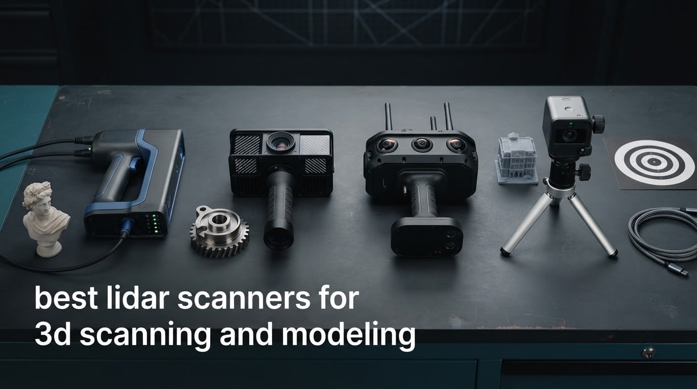 best lidar scanners for 3d scanning and modeling