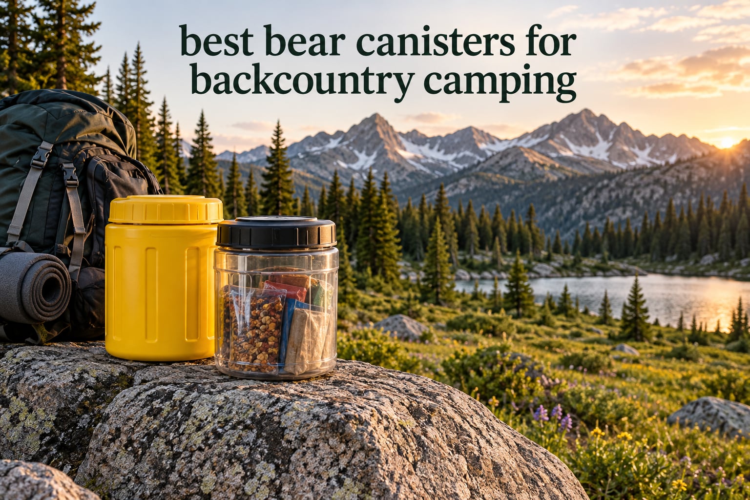 best bear canisters for backcountry camping