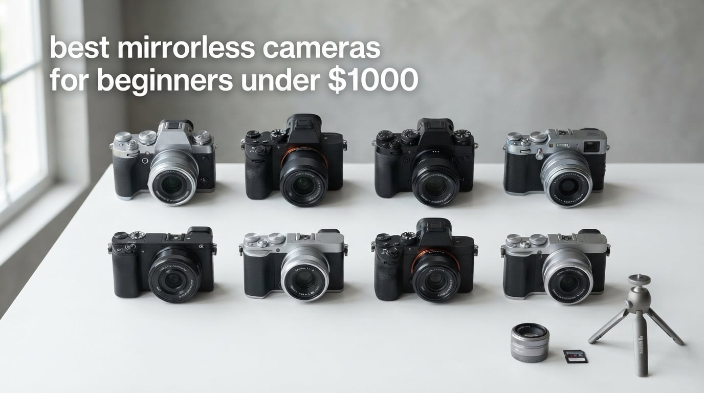 best mirrorless cameras for beginners under $1000